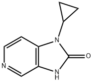 1-Cyclopropyl-1,3-dihydroimidazo[4,5-c]pyridine-2-one Structure