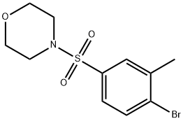 4-(4-Bromo-3-methylphenylsulfonyl)morpholine Structure