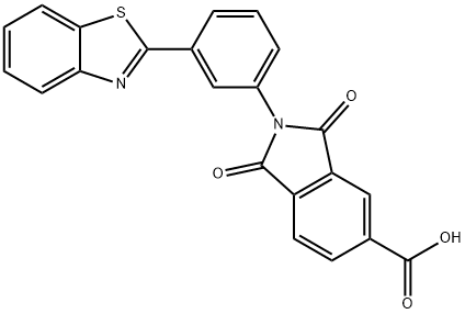 380870-70-2 2-(3-(benzo[d]thiazol-2-yl)phenyl)-1,3-dioxoisoindoline-5-carboxylic acid