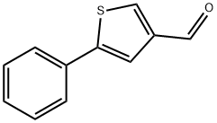 5-Phenyl-3-thiophenecarboxaldehyde Structure