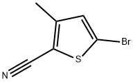 5-bromo-3-methylthiophene-2-carbonitrile 구조식 이미지