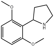 2-(2,6-dimethoxyphenyl)pyrrolidine Structure