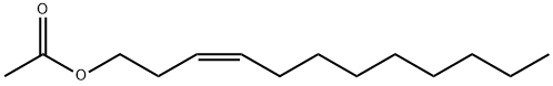 (E)-3-Dodecenyl acetate Structure