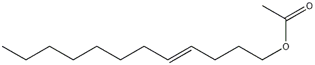 (E)-4-Dodecenyl acetate Structure