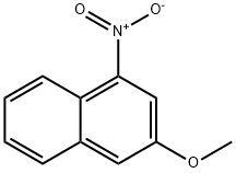 3-Methoxy-1-nitronaphthalene Structure