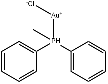 Chloro(methyldiphenylphosphine)gold(I),95% Structure