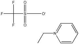N-ethylpyridinium trifluoromethanesulfonate 구조식 이미지