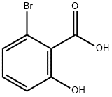 2-브로모-6-하이드록시벤조산 구조식 이미지