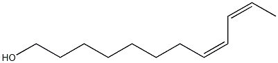 (Z,Z)-8,10-Dodecadien-1-ol Structure