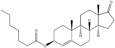 4-Androsten-3b-ol-17-one enanthate Structure