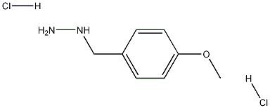 4-Methoxybenzylhydrazine dihydrochloride Structure