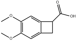 4,5-Dimethoxybenzocyclobutene-1-carboxylic acid Structure
