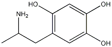 Pyrocatechol, 4-(2-aminopropyl)-5-hydroxy-, (+-)- 구조식 이미지