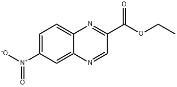 6-Nitroquinoxaline-2-carboxylic acid ethyl ester Structure