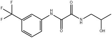 N1-(2-히드록시프로필)-N2-(3-(트리플루오로메틸)페닐)옥살아미드 구조식 이미지