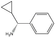 [(R)-Cyclopropyl(phenyl)methyl]amine Structure