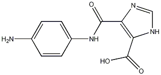 5-(4-Aminophenylcarbamoyl)-3H-imidazole-4-carboxylicacid Structure