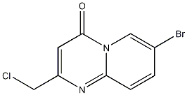 7-bromo-2-(chloromethyl)-4H-pyrido[1,2-a]pyrimidin-4-one Structure
