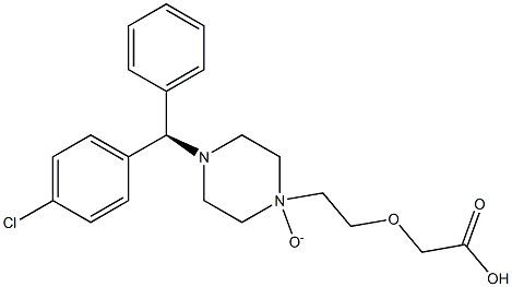 Levocetetrizine N-Oxide 구조식 이미지