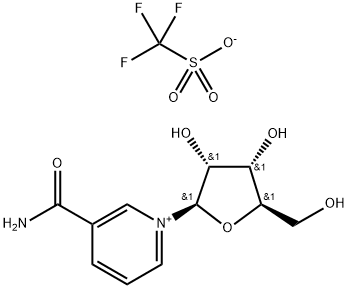 니코틴아미드리보사이드트리플레이트 구조식 이미지