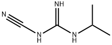 1-Cyano-3-isopropylguanidine Structure