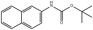 N-Boc-2-나프틸아민 구조식 이미지