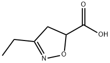 3-ethyl-4,5-dihydroisoxazole-5-carboxylic acid Structure