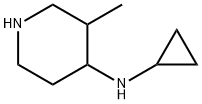 Cyclopropyl-(3-methyl-piperidin-4-yl)-amine Structure