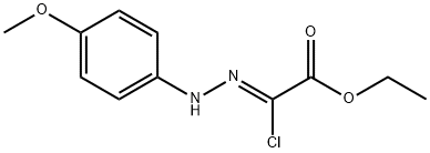 Ethyl (2Z)-chloro[(4-methoxyphenyl)hydrazono]ethanoate Structure