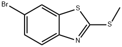 6-브로모-2-(메틸티오)벤조[d]티아졸 구조식 이미지
