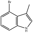 4-Bromo-3-methyl-indole 구조식 이미지
