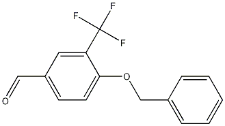 4-(benzyloxy)-3-(trifluoromethyl)benzaldehyde Structure