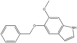 5-Benzyloxy-6-methoxyindole Structure