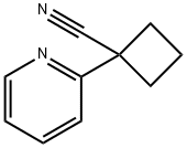 1-(2-Pyridinyl)-cyclobutanecarbonitrile 구조식 이미지