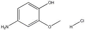 4-아미노-2-메톡시페놀염산염 구조식 이미지