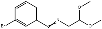 N-[(3-Bromophenyl)methylene]-2,2-dimethoxyethanamine 구조식 이미지