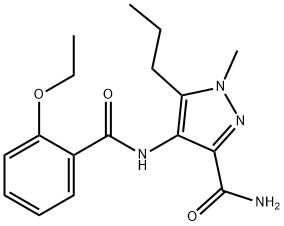 4-[(2-Ethoxybenzoyl)amino]-1-methyl-5-propyl-1H-pyrazole-3-carboxamide Structure