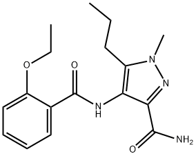 4-[(2-Ethoxybenzoyl)amino]-1-methyl-5-propyl-1H-pyrazole-3-carboxamide 구조식 이미지