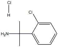 2-(2-CHLOROPHENYL)PROPAN-2-AMINE HYDROCHLORIDE Structure