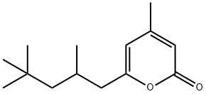 4-Methyl-6-(2,4,4-trimethylpentyl)-2H-pyran-2-one Structure