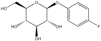 4-Fluorophenyl beta-glucoside Structure