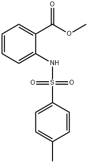 2-[[(4-Methylphenyl)sulfonyl]amino]benzoic acid methyl ester Structure