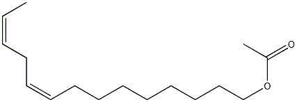 (Z,Z)-9,12-Tetradecadienyl acetate 구조식 이미지