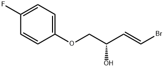 (2S,3E)-4-Bromo-1-(4-fluorophenoxy)-3-buten-2-ol Structure