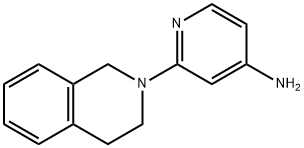 2-(1,2,3,4-Tetrahydroisoquinolin-2-yl)pyridin-4-amine Structure