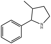 3-Methyl-2-phenylpyrrolidine Structure