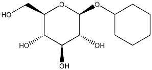 Cyclohexyl beta-D-glucopyranoside Structure