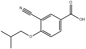 3-Cyano-4-isobutoxybenzoic acid Structure