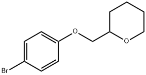 2-((4-Bromophenoxy)methyl)tetrahydro-2H-pyran Structure