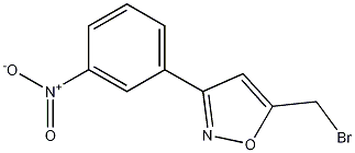 5-Bromomethyl-3-(3-nitrophenyl)-isoxazole Structure